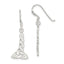 Sterling Silver Twisted Knot Dangle Earrings