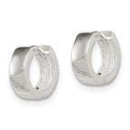 Sterling Silver Hinged Hoop Earrings