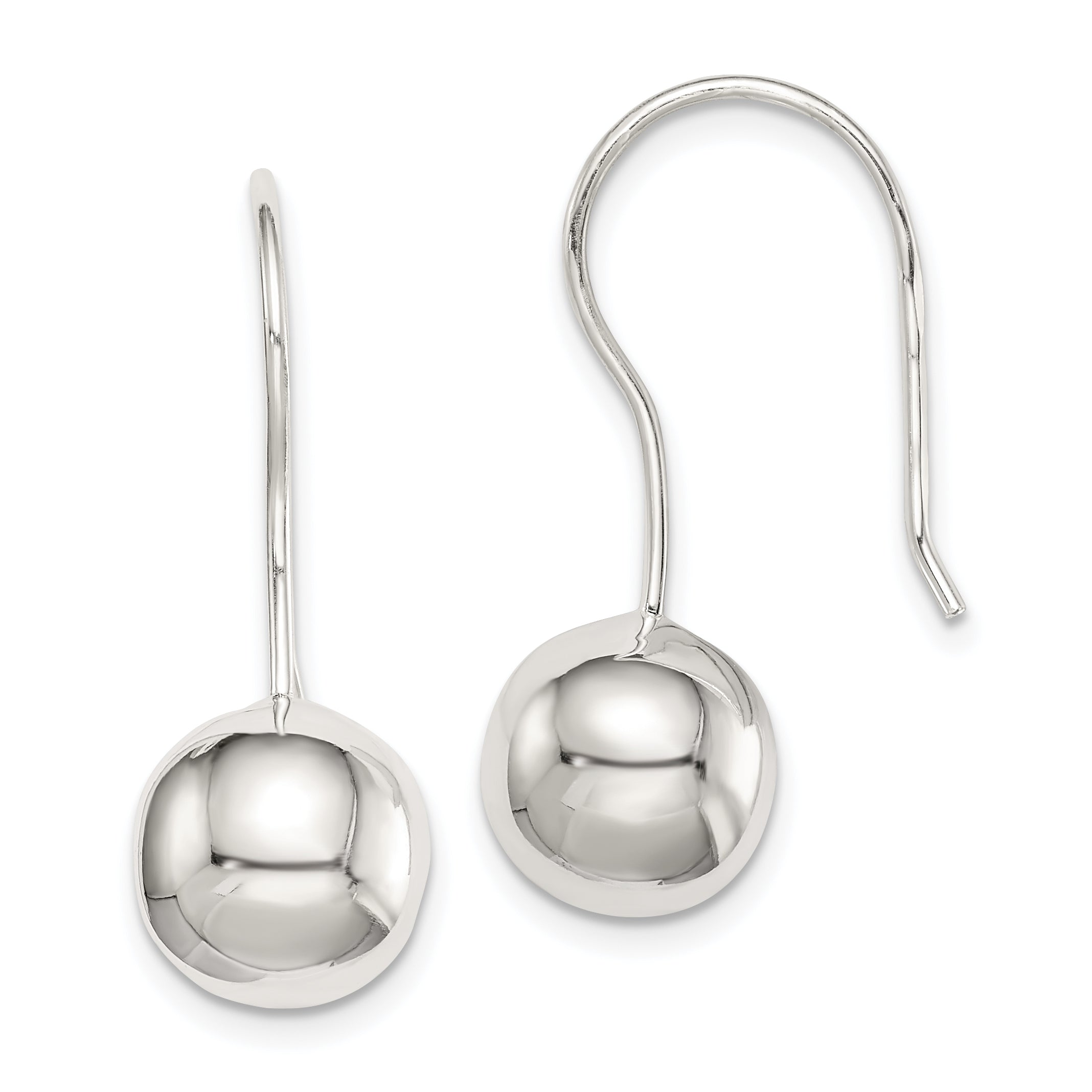 Sterling Silver 10mm Ball Earrings Main image