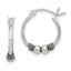 Sterling Silver Antique Fancy Hoop Earrings