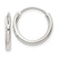 Sterling Silver 2mm Hoop Earrings