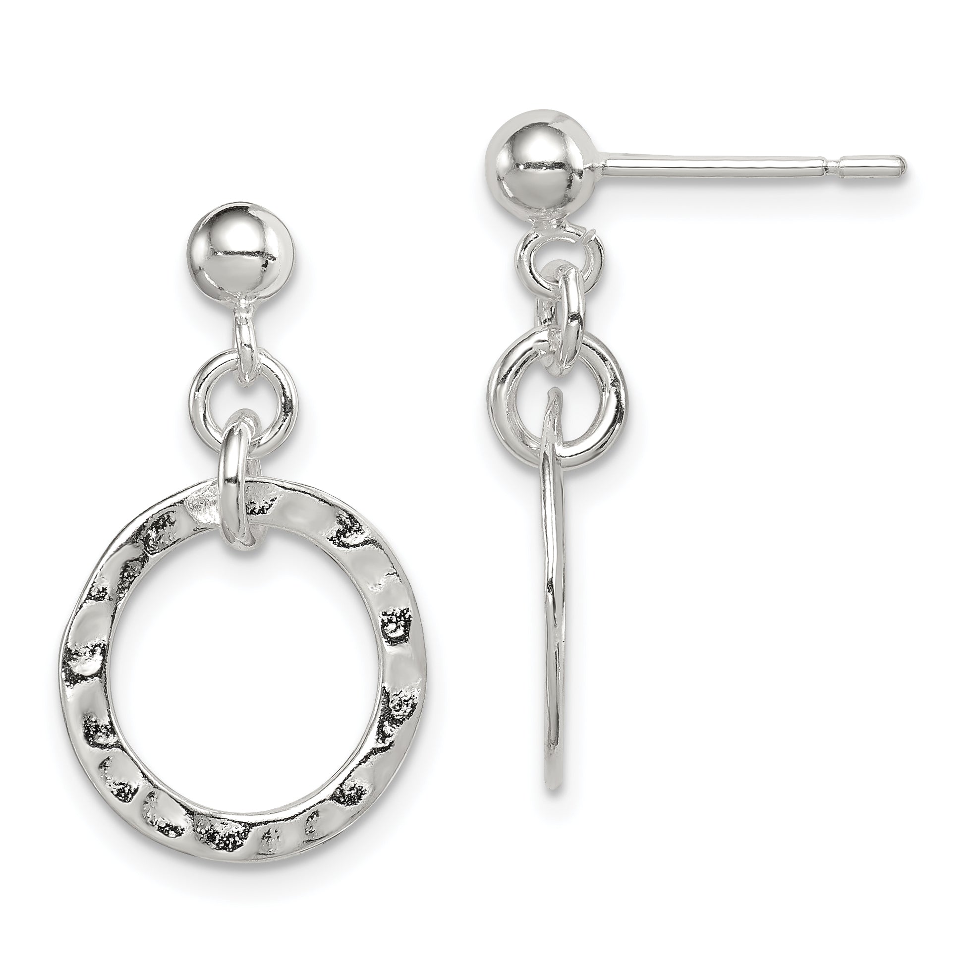 Sterling Silver Dangling Circle Earring Main image