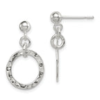 Sterling Silver Dangling Circle Earring