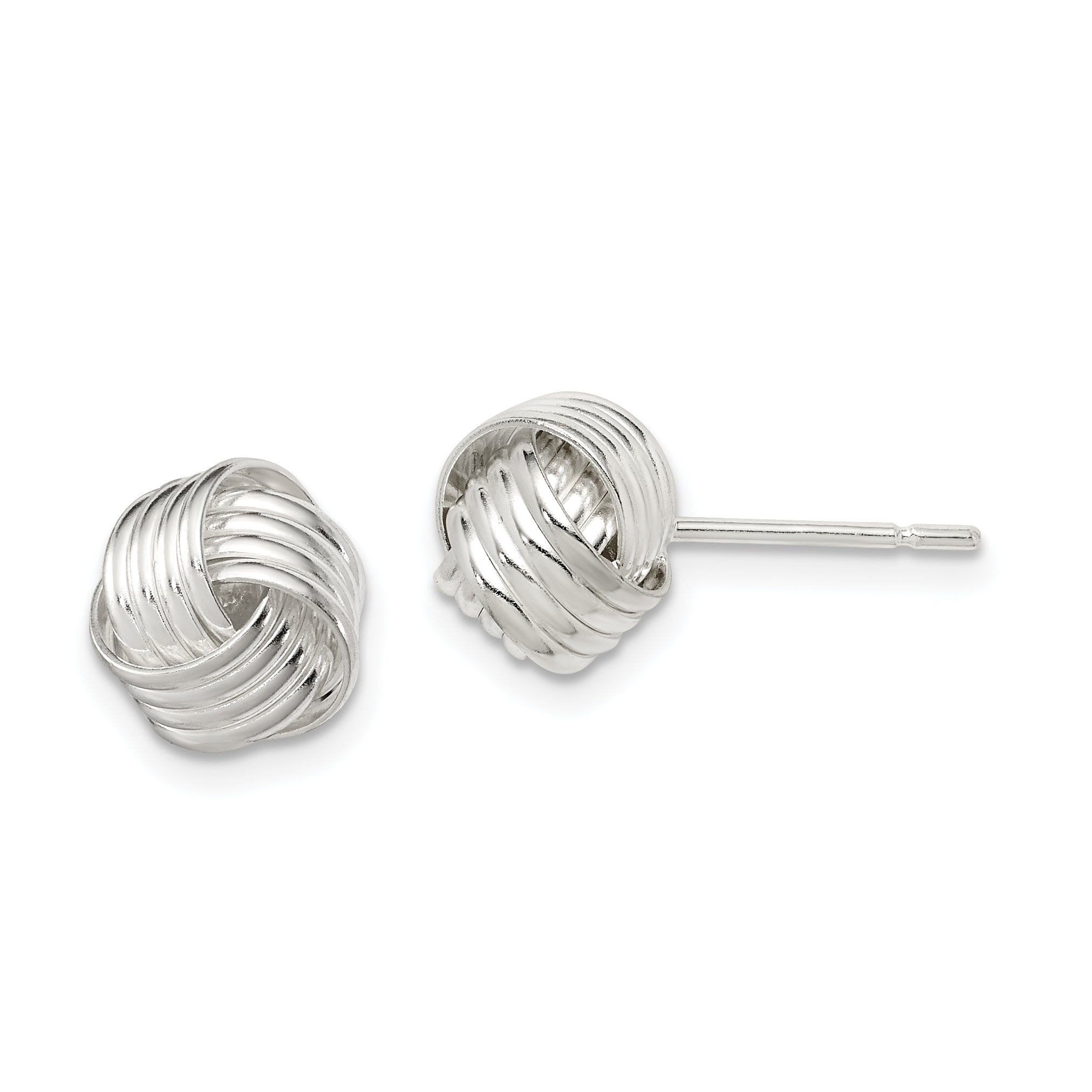 Sterling Silver Love Knot Earrings Main image
