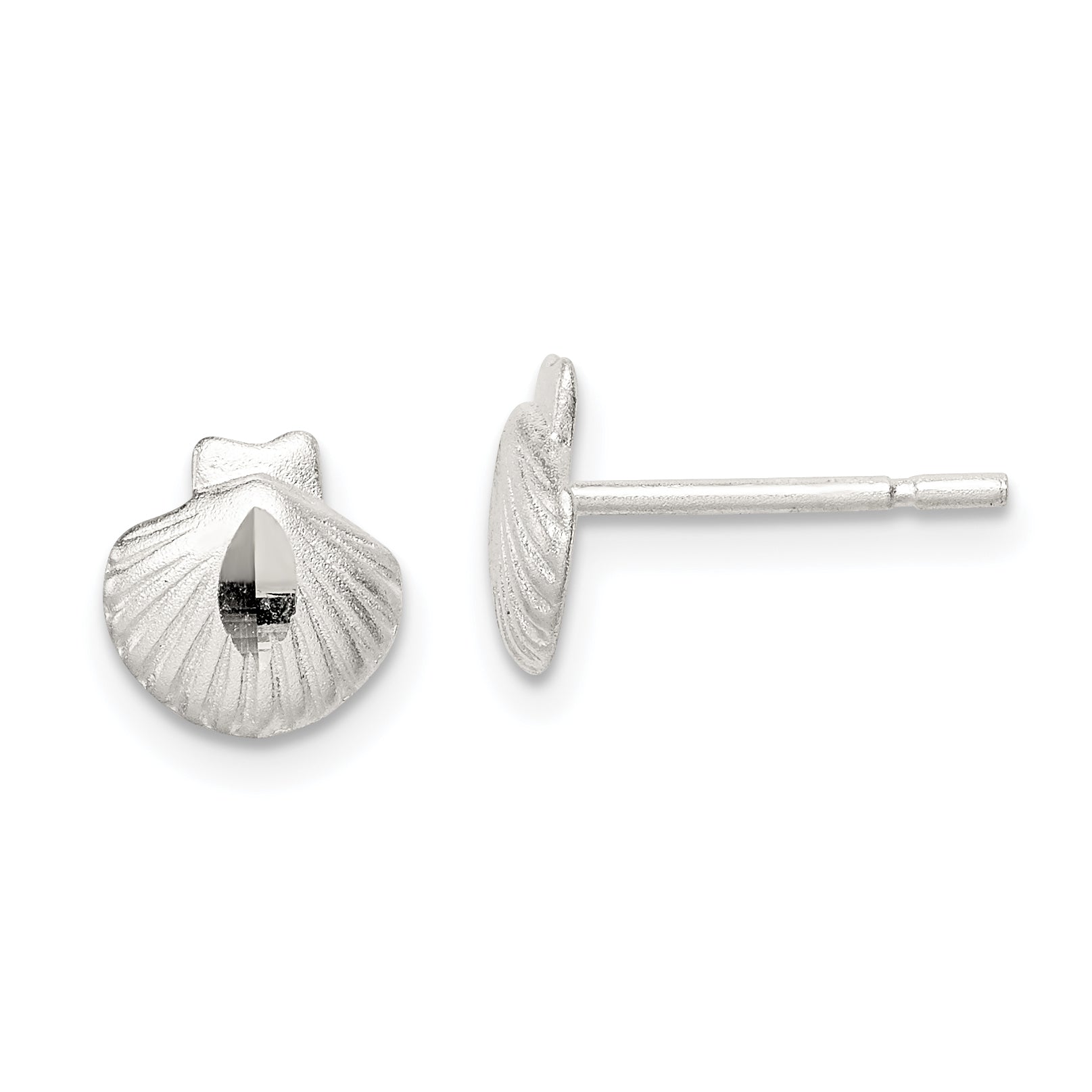 Sterling Silver Shell Mini Earrings Main image