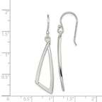 Sterling Silver Polished Fancy Dangle Earrings