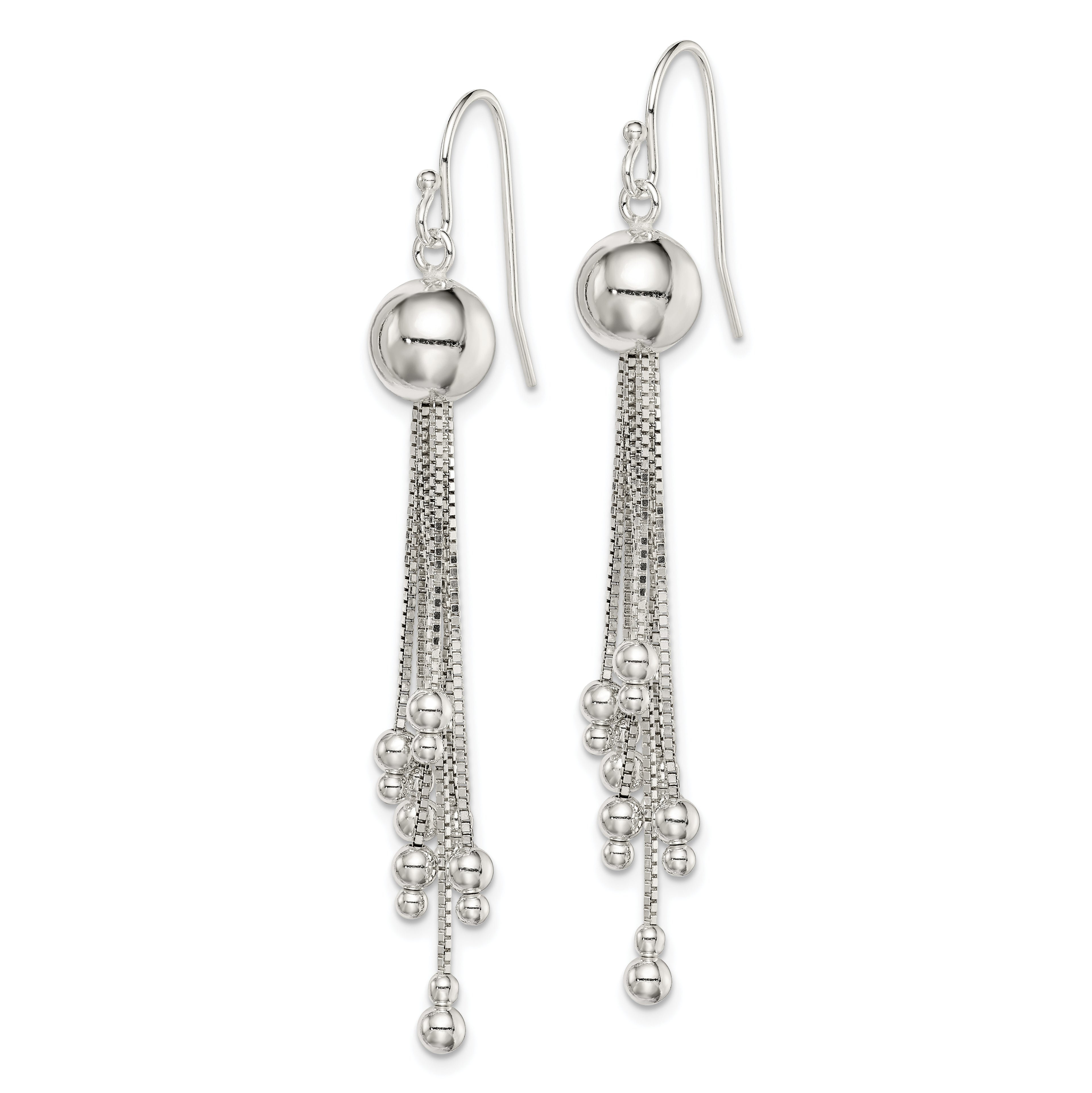 Sterling Silver Shepherd Hook Earrings