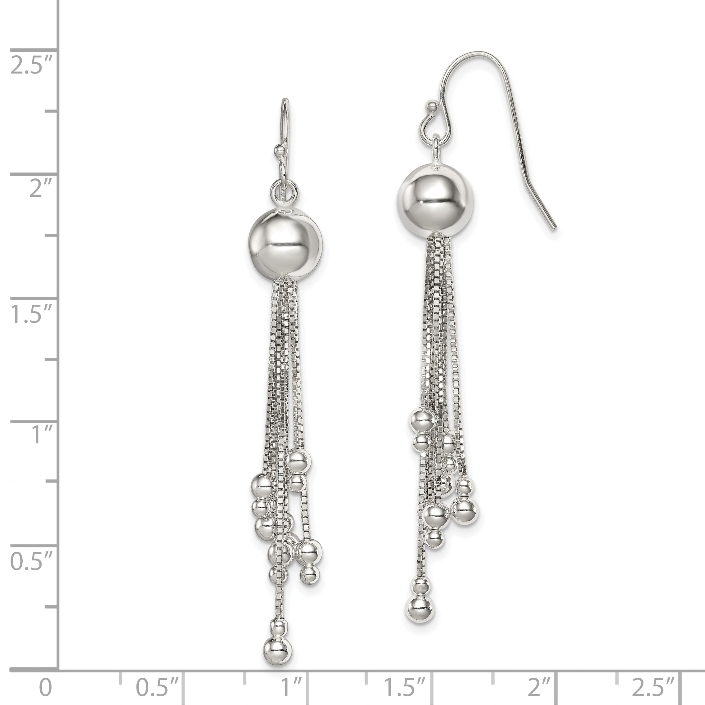Sterling Silver Shepherd Hook Earrings