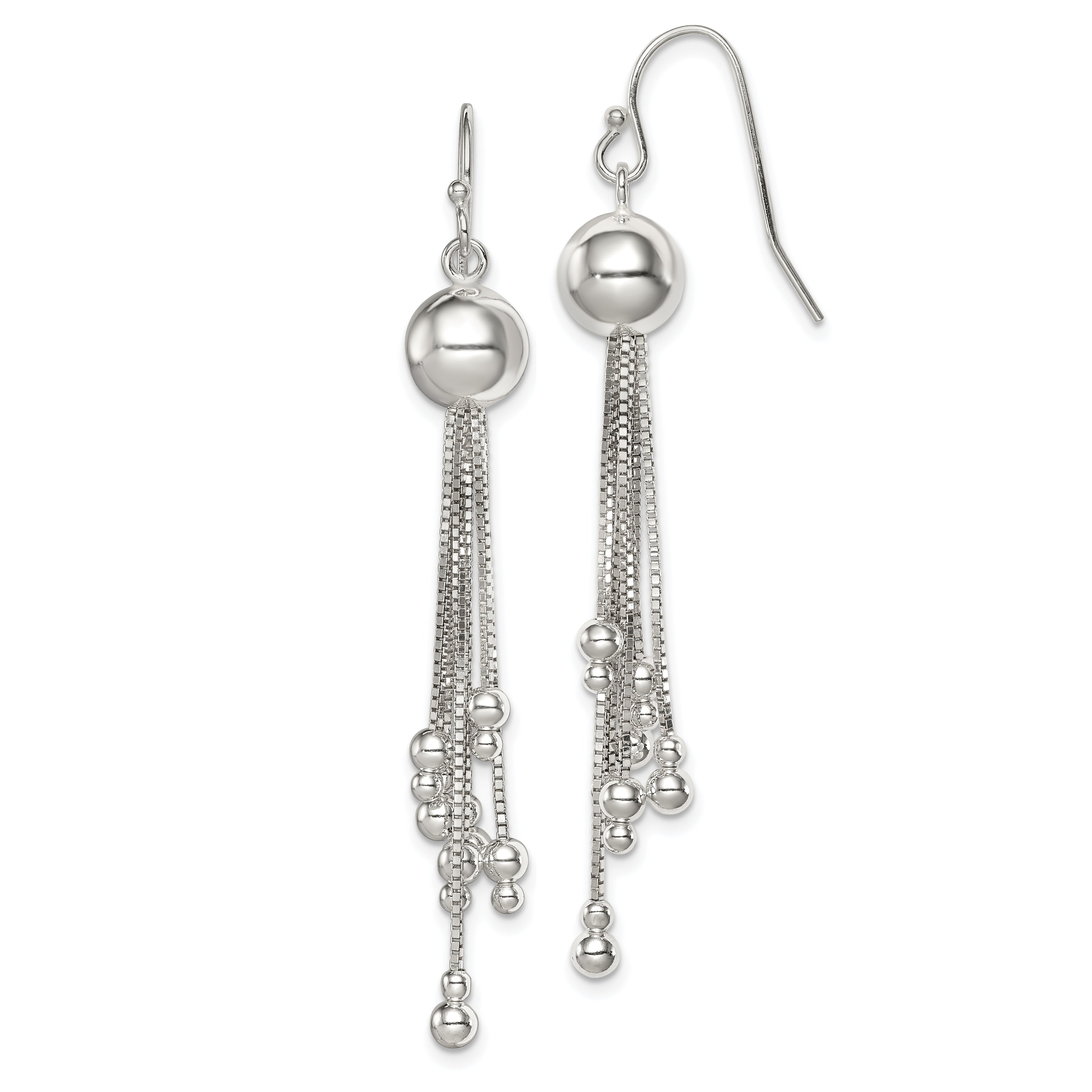 Sterling Silver Shepherd Hook Earrings