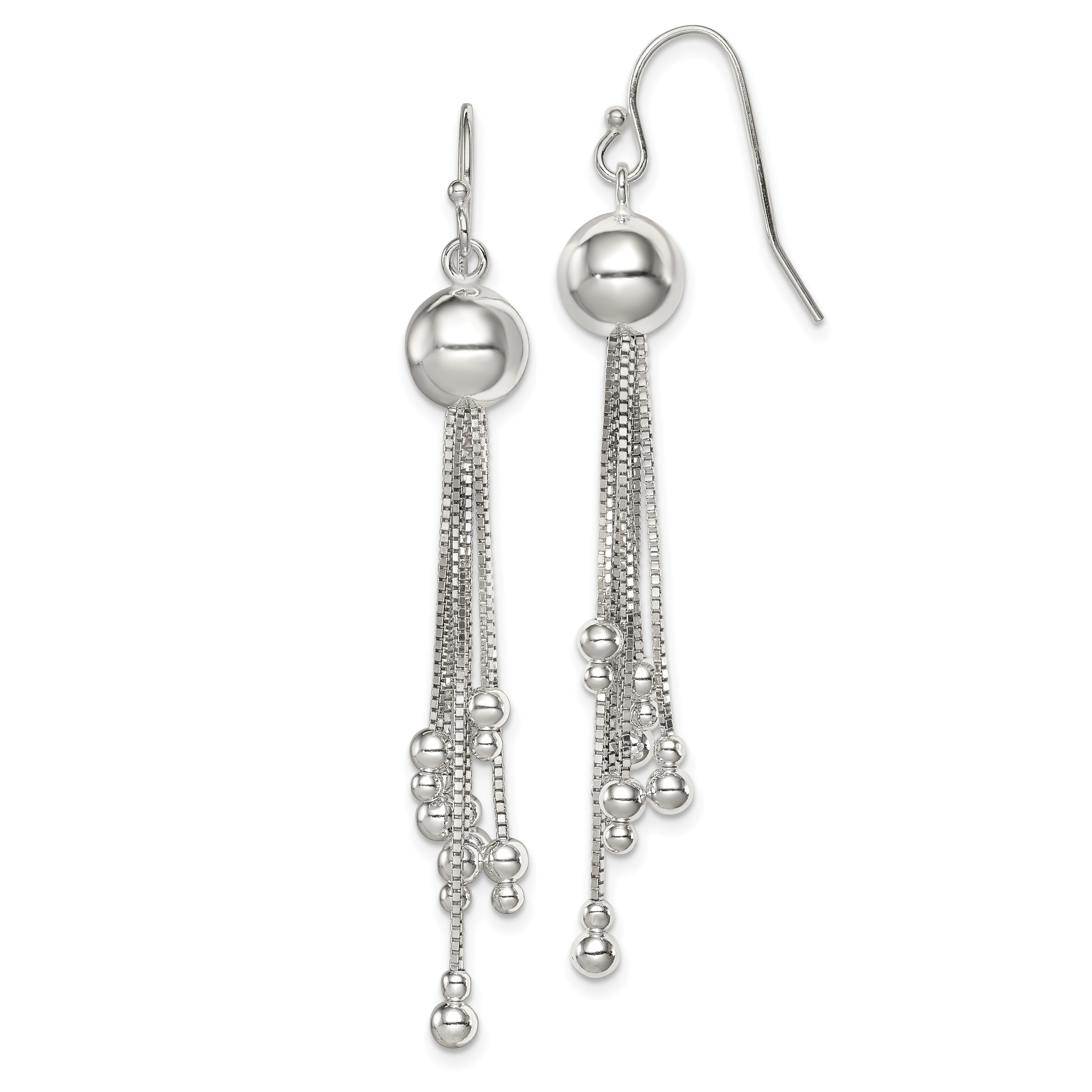 Sterling Silver Shepherd Hook Earrings