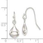 Sterling Silver Shepherd Hook Earrings