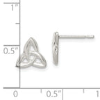 Sterling Silver Trinity Post Earrings