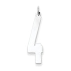 SS Large Elongated Polished Number 4