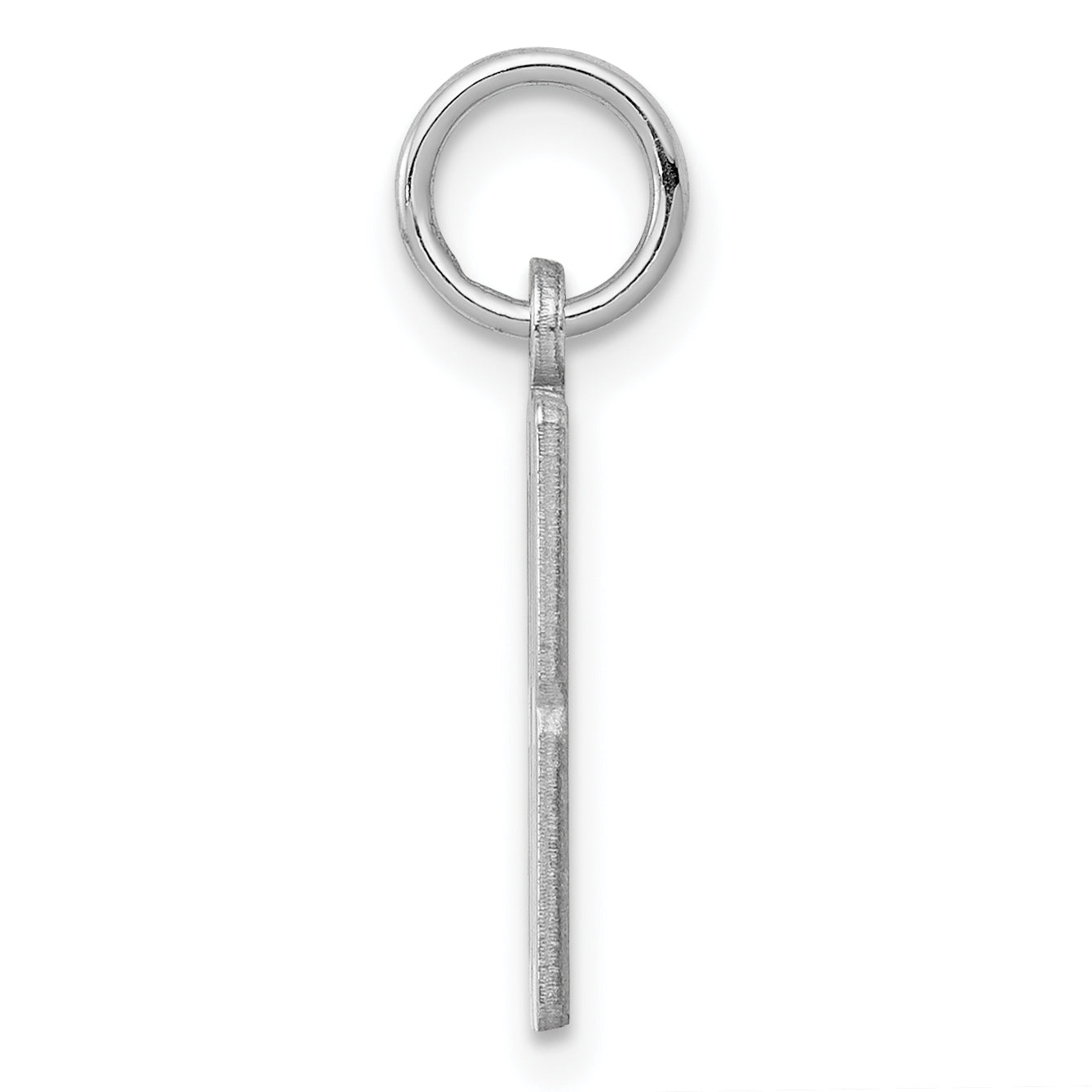 Sterling Silver/Rhodium-plated Elongated Number 88 Charm Secondary image