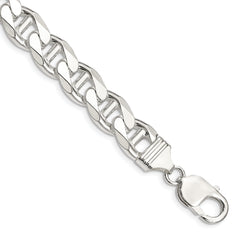 Sterling Silver 10.5mm Flat Cuban Anchor Chain