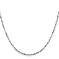 Sterling Silver 925 Polished Rope Chain Necklace for Women Elegant Design