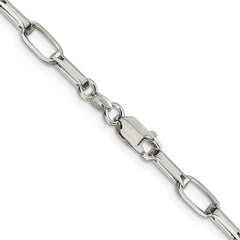 Sophia Jewelers Sterling Silver 18 Inch Polished Open Link Chain Necklace