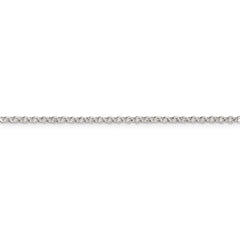 Sophia Jewelers Sterling Silver 925 Polished Rolo Chain Necklace 18" - 18