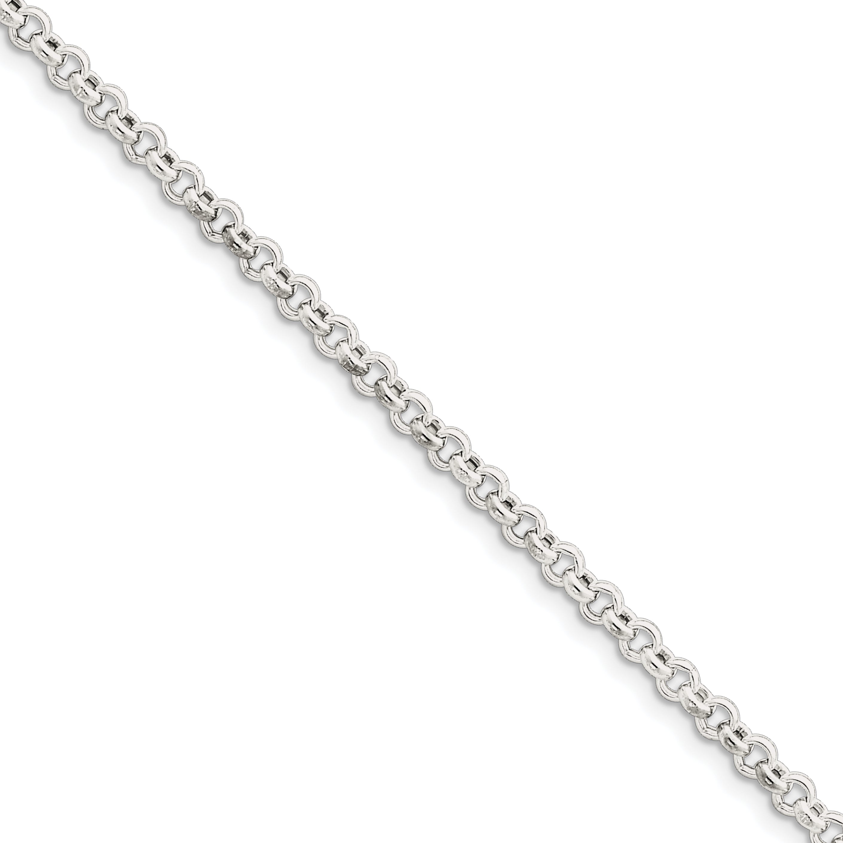 Sterling Silver 4.25mm Rolo Chain
