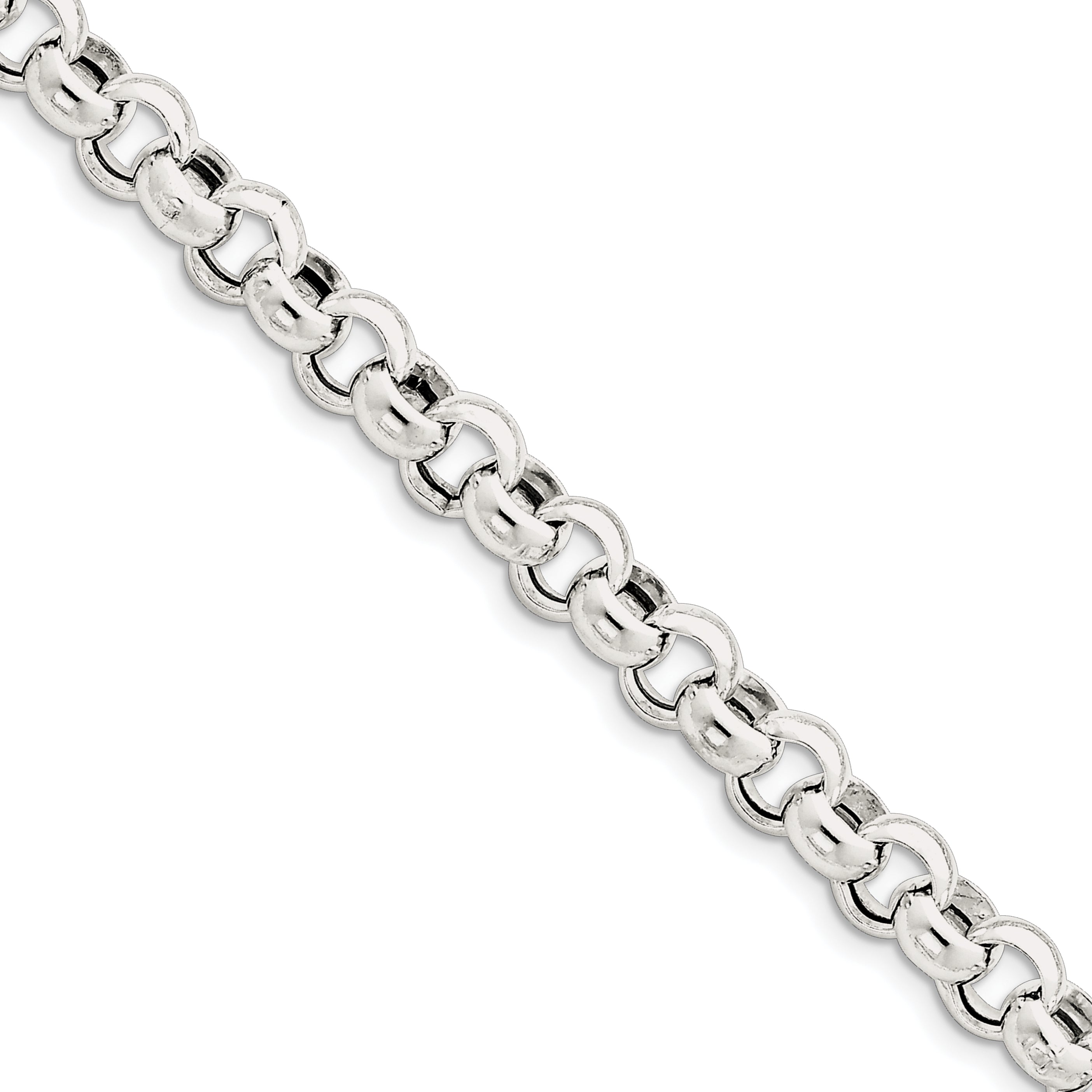 Sterling Silver 9.5mm Rolo Chain