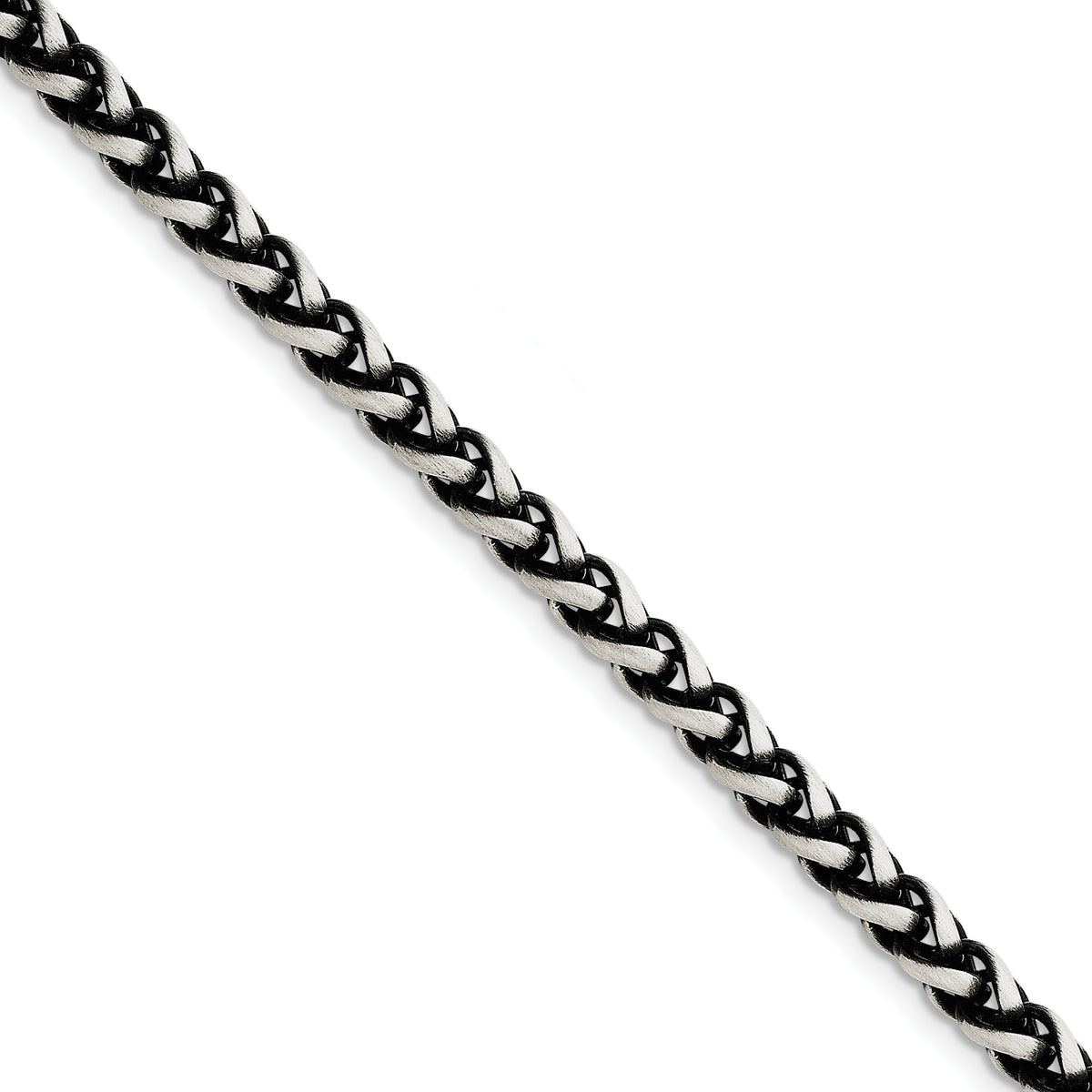 Sterling Silver Antiqued Fancy Link Bracelet