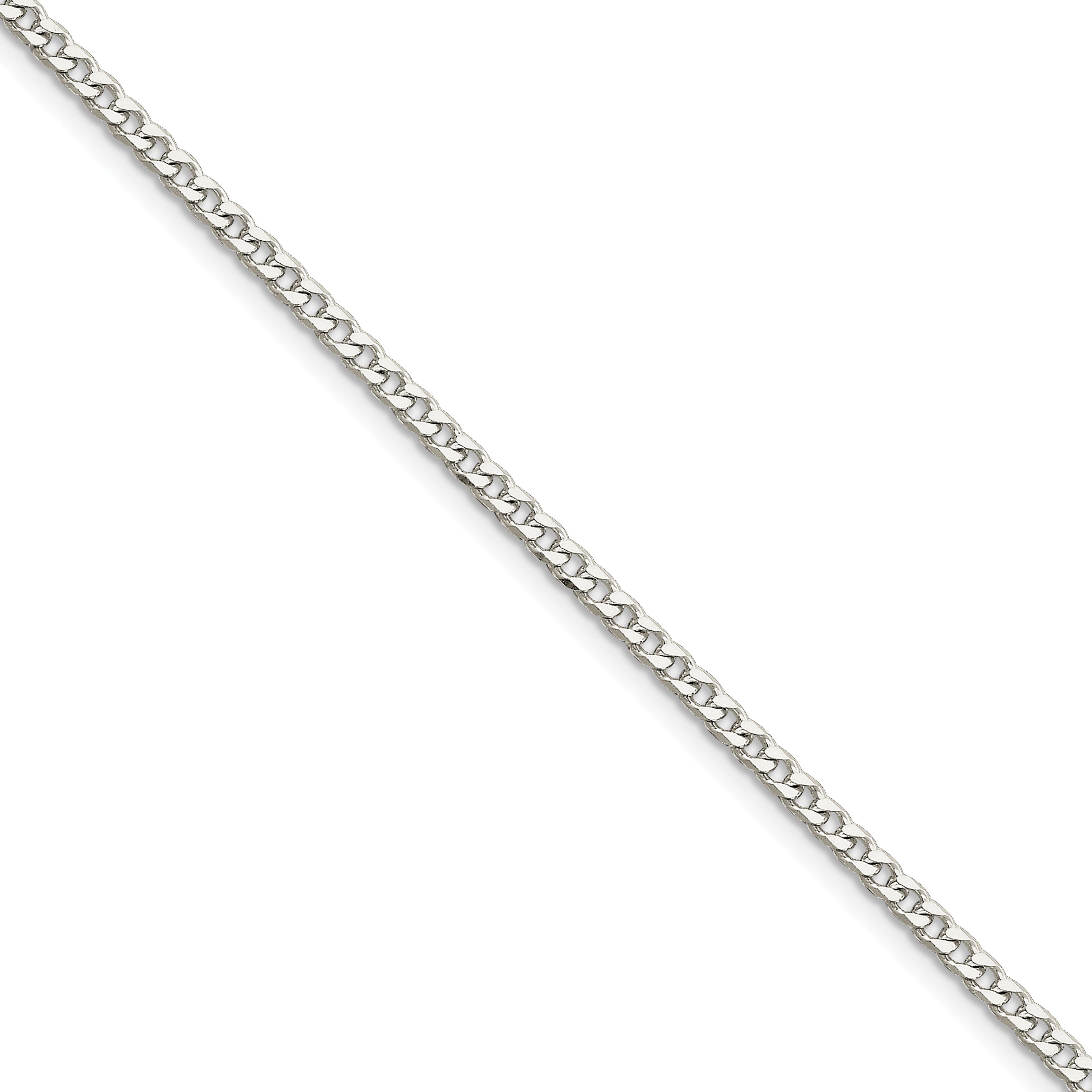 Sterling Silver Polished 3.15mm Curb Chain Main image