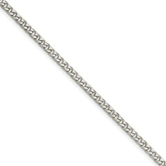 Sterling Silver Polished 3.5mm Curb Chain