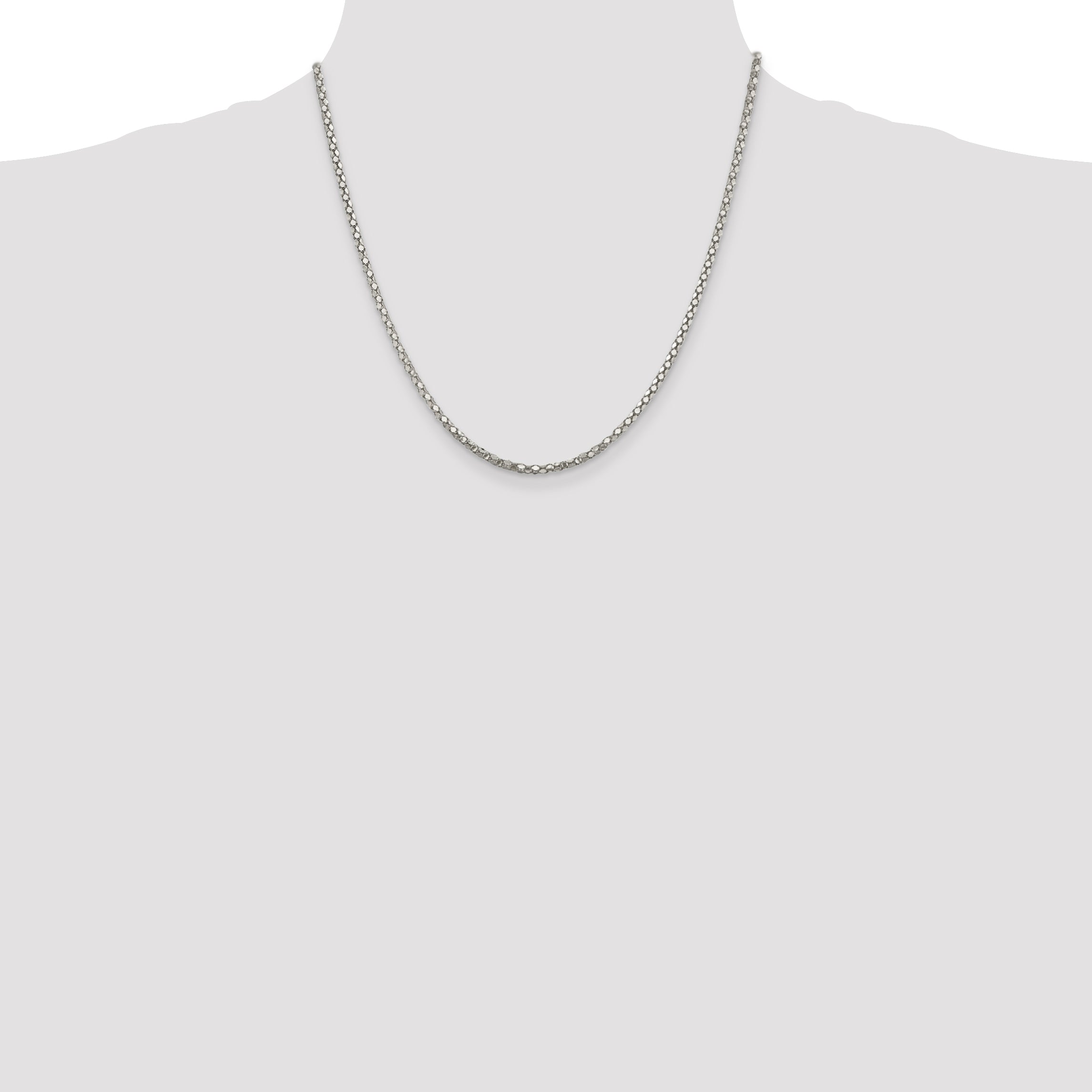 Sterling Silver 2.5mm Popcorn Chain