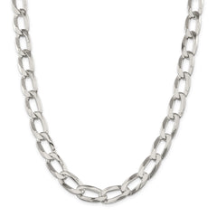 Sterling Silver 12.35mm Elongated Open Link Chain