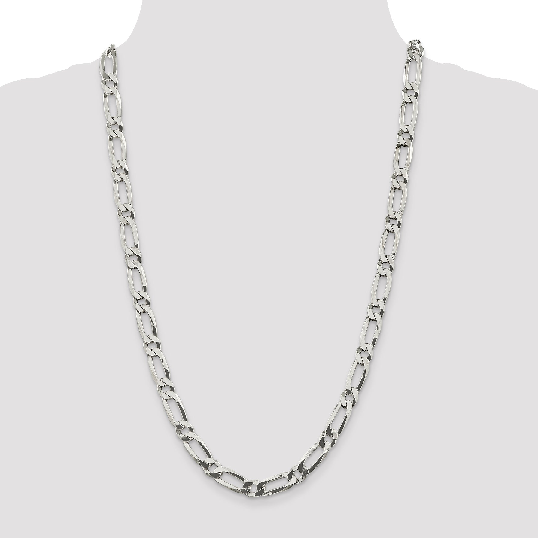 Sterling Silver 8.1mm Chain