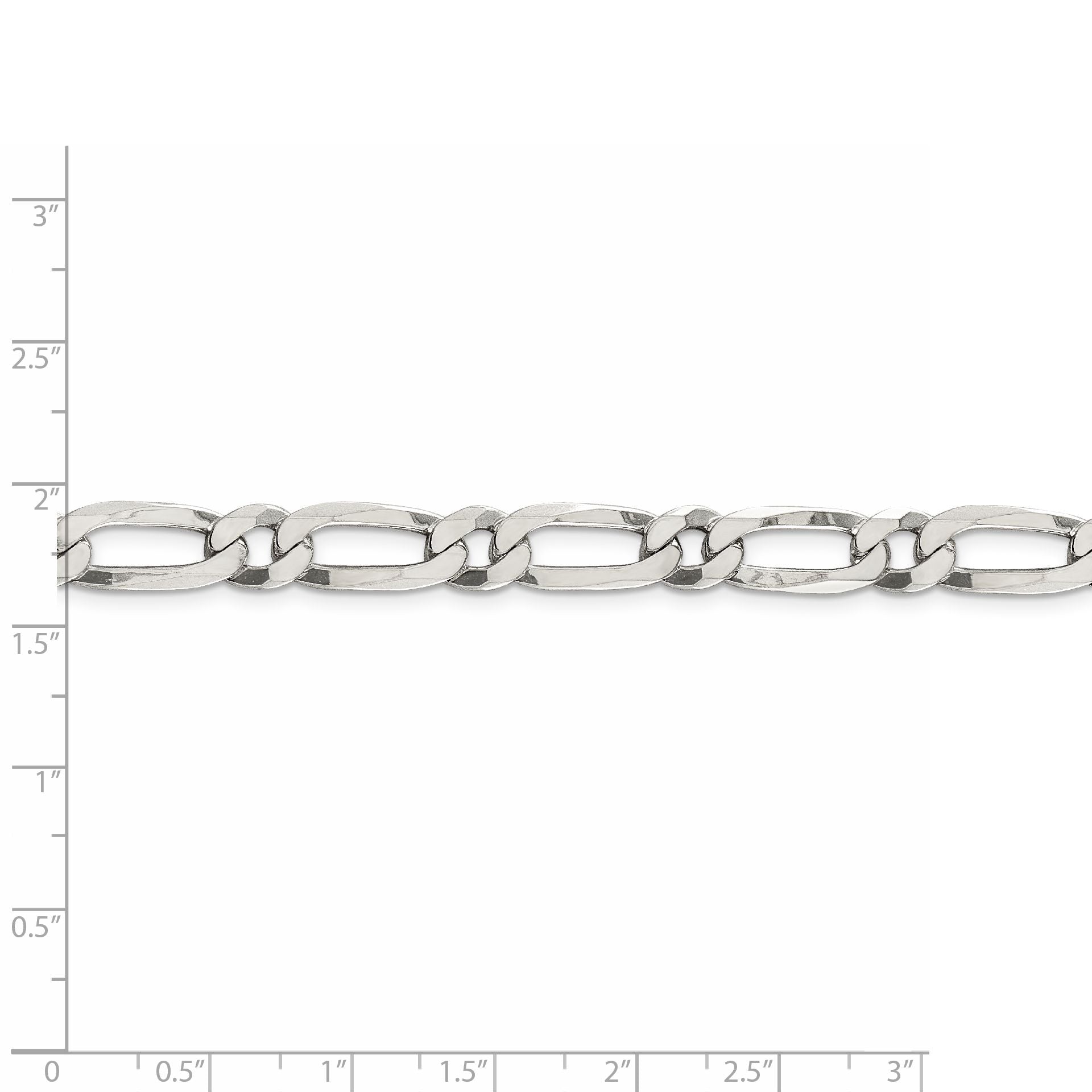 Sterling Silver 8.1mm Chain
