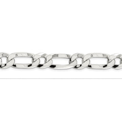 Sterling Silver 12.25mm Elongated 1+1 Open Link Chain