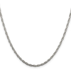 Sophia Jewelers 925 Sterling Silver Rope Chain Necklace 16 Polished Finish