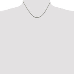 Sophia Jewelers 925 Sterling Silver Rope Chain Necklace 16 Polished Finish