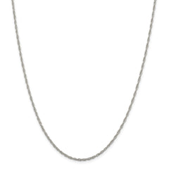 Sophia Jewelers Solid 925 Sterling Silver Polished Rope Chain Necklace