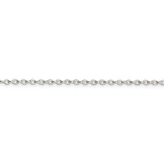 Sophia Jewelers Sterling Silver Polished Rolo Chain Necklace 18 Solid Elegant Design