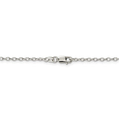 Sophia Jewelers Sterling Silver Polished Rolo Chain Necklace 18 Solid Elegant Design