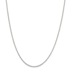 Sophia Jewelers Sterling Silver Polished Rolo Chain Necklace 18 Solid Elegant Design
