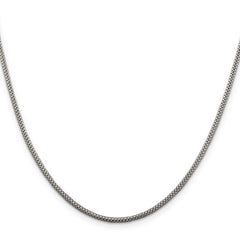 Sophia Jewelers: Polished Sterling Silver Corona Chain Necklace for Women