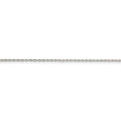 Sterling Silver 925 Polished Rope Chain Necklace 18" Elegant Unisex Design