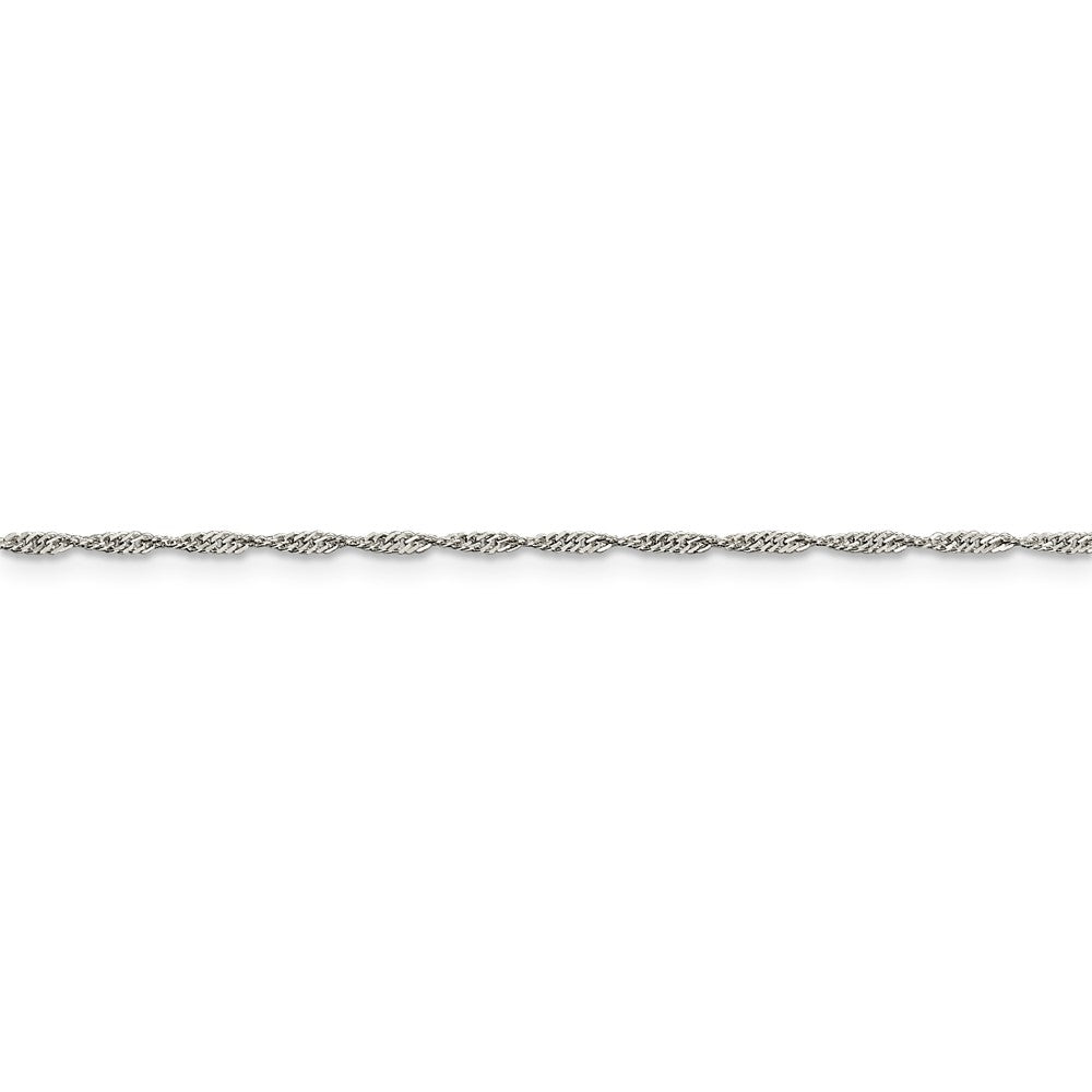 Sophia Jewelers: 925 Sterling Silver Polished Singapore Chain Necklace