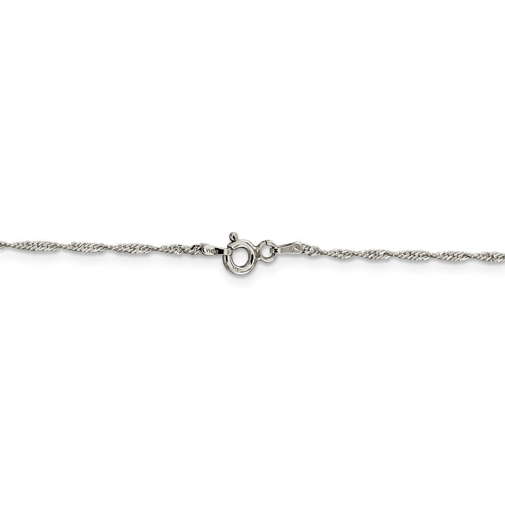 Sophia Jewelers: 925 Sterling Silver Polished Singapore Chain Necklace