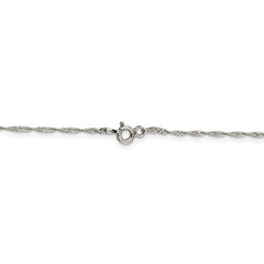 Sophia Jewelers: 925 Sterling Silver Polished Singapore Chain Necklace