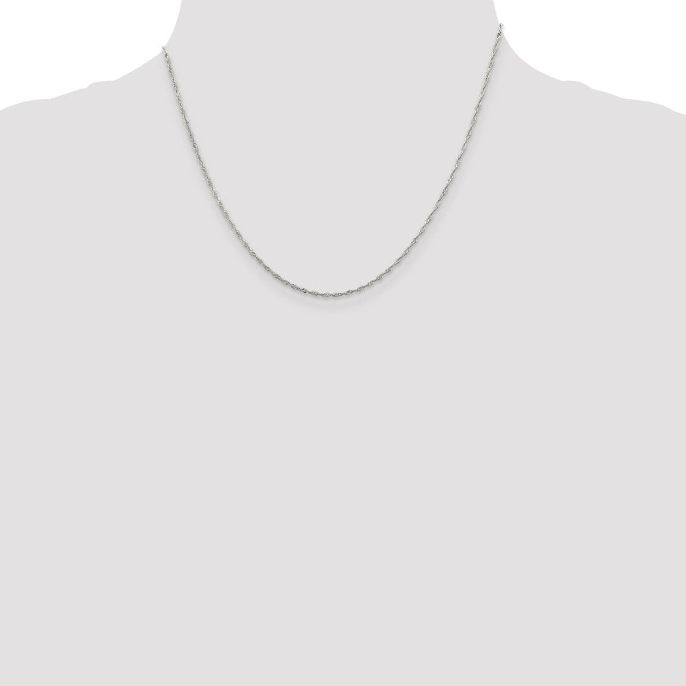 Sterling Silver 1.40mm Singapore Chain