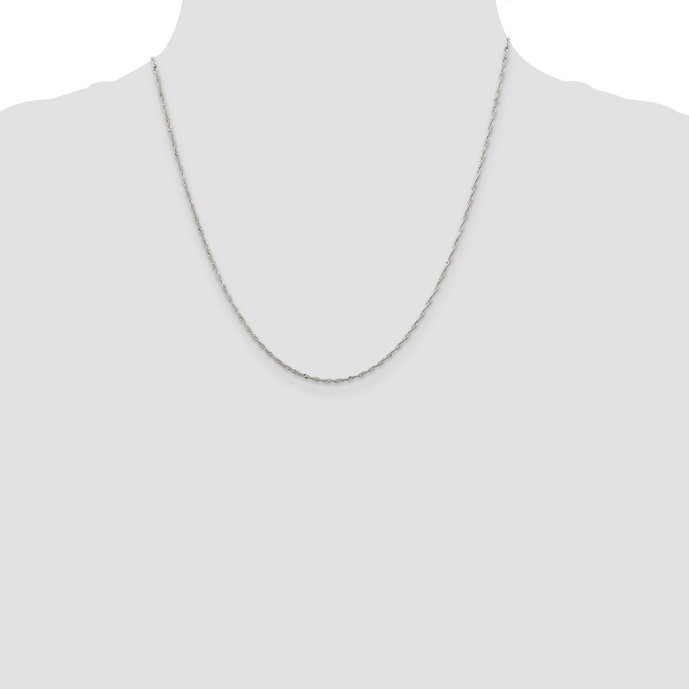 Sterling Silver 1.40mm Singapore Chain