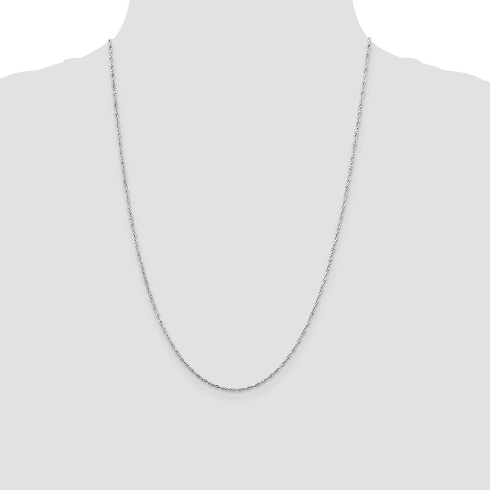 Sterling Silver 1.40mm Singapore Chain