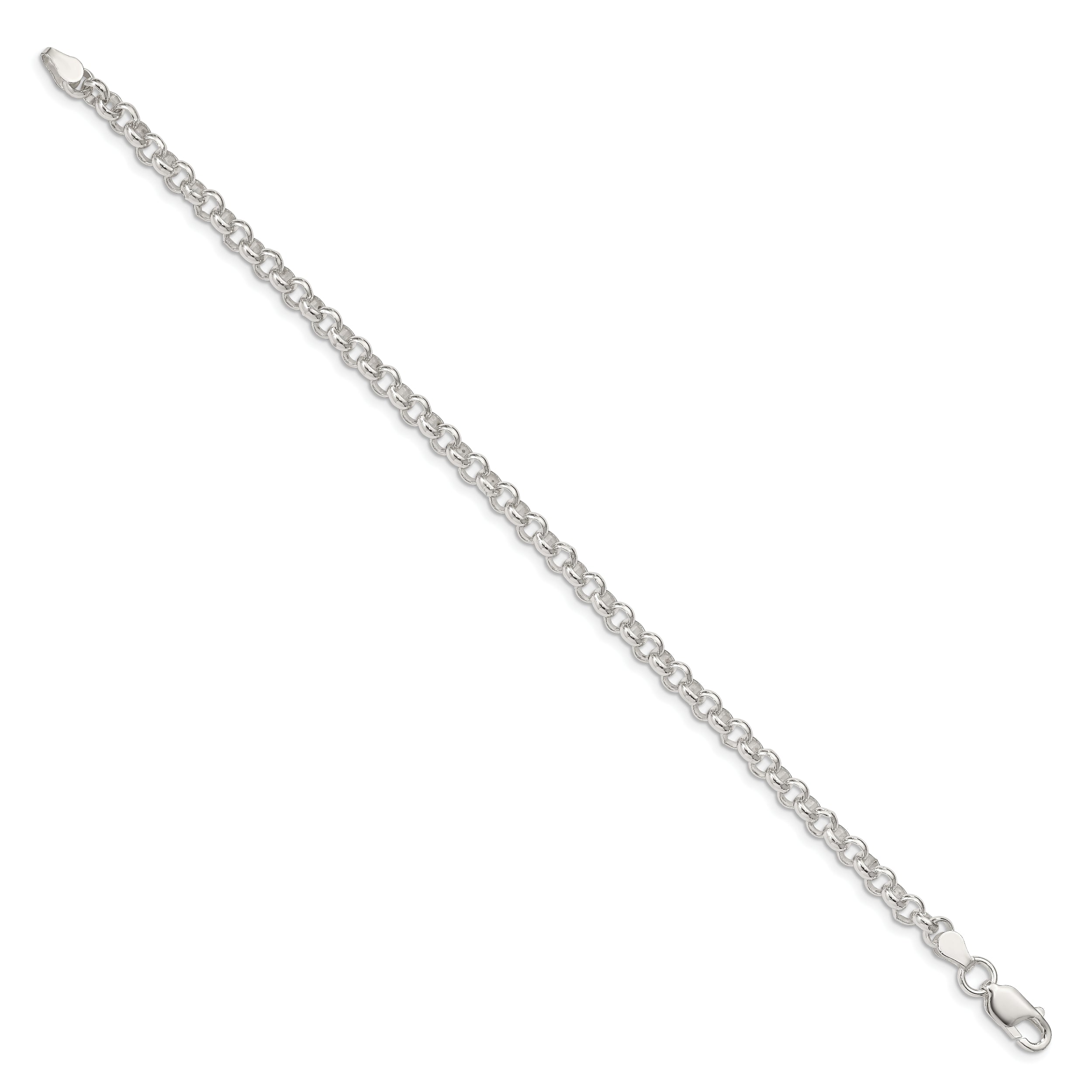 Sterling Silver 4.75mm Rolo Chain - 7