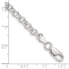 Sterling Silver 4.75mm Rolo Chain - 7
