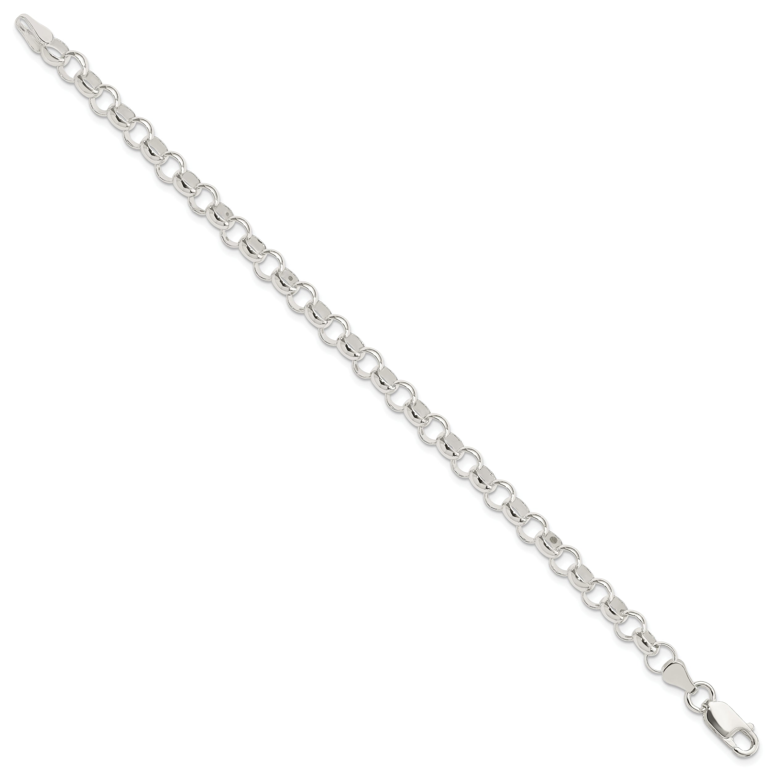 Sterling Silver 6.0mm Belcher Light Bracelet