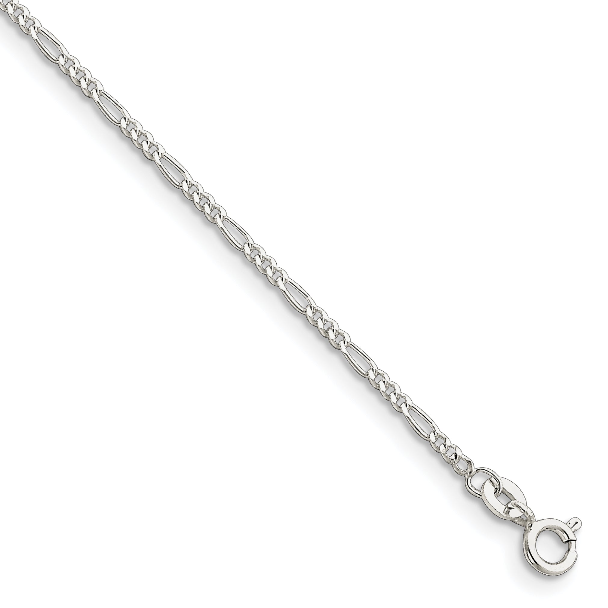 Sterling Silver 1.75mm Figaro Chain